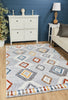 Broadway Geometric Rug - 5182A Grey & White lifestyle picture