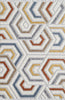 Broadway Geometric Rug 5185A Ivory & Yellow: picture of the rug design