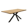 Broudy Dining Table 180 cm Medium Oak rectangle dining table with wood top