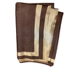 Brown And Gold Scarf picture on the white background
