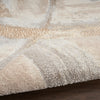 Nourison Brushstrokes Rug BSK01 Beige Grey machine-made rug with a cut pile