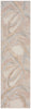 Nourison Brushstrokes Rug BSK01 Beige Grey Runner picture of the rug abstract pattern