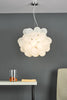Bubbles 6 Light Pendant Polished Chrome/Frosted Glass perfect for contemporary interiors