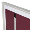Burgundy Abstract Framed Canvas 100 x 80 cm - view 2