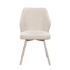 Burnell Swivel Dining Chair in Natural shown from the side (2)