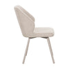 Burnell Swivel Dining Chair in Natural shown from the side (5)