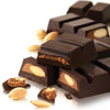 Butlers Dark Almond Praline Bar 75 g pieces broken to show the whole almonds