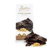 Butlers Dark Chocolate Salted Caramel Bar 90 g bar on a white background