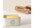 Practical Living Cream Butter Dish with sustainable materials