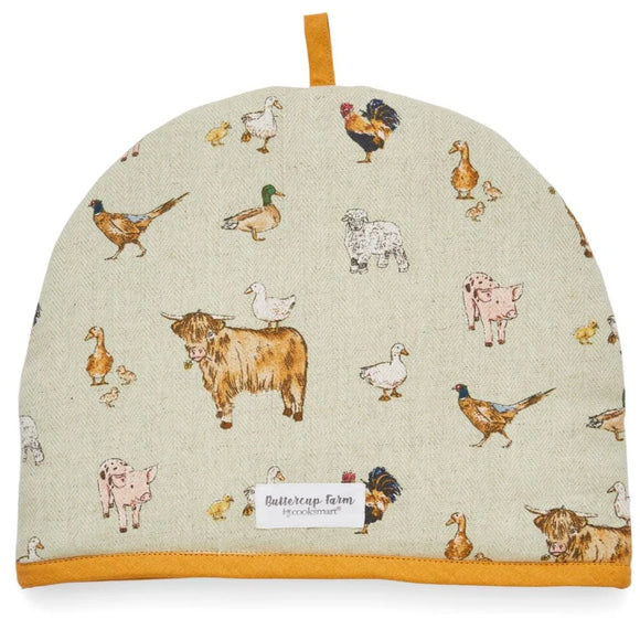Organic Cotton Buttercup Farm Tea Cosy