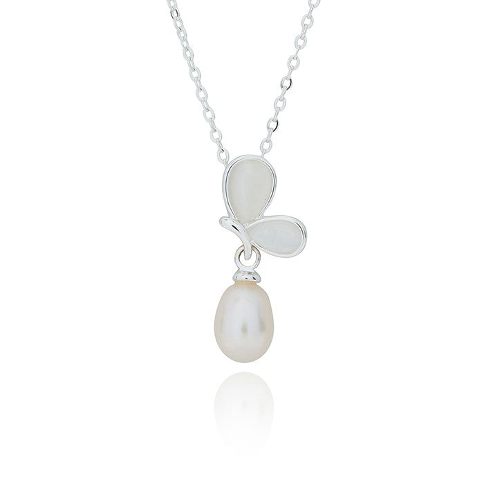 Butterfly Freshwater Pearl Necklace