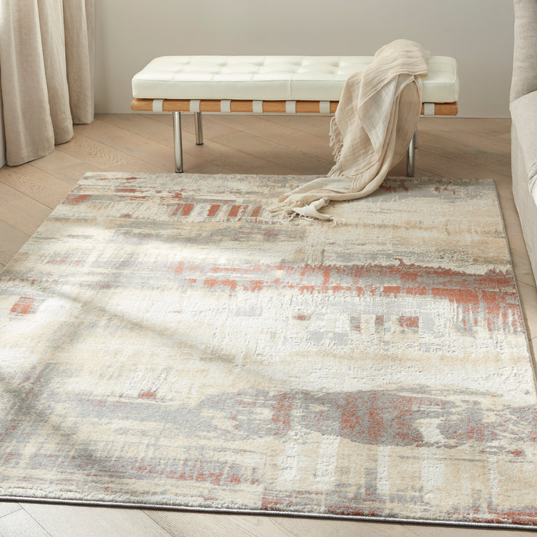 Calvin Klein Enchanting Rug ECH02 Grey Rust