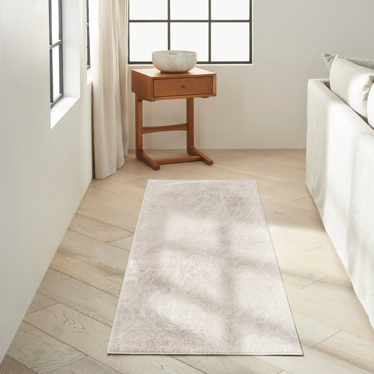 Calvin Klein Irradiant Rug IRR04 Silver Grey Runner
