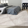 Calvin Klein Irradiant Rug IRR01 Silver lifestyle picture in the bedroom