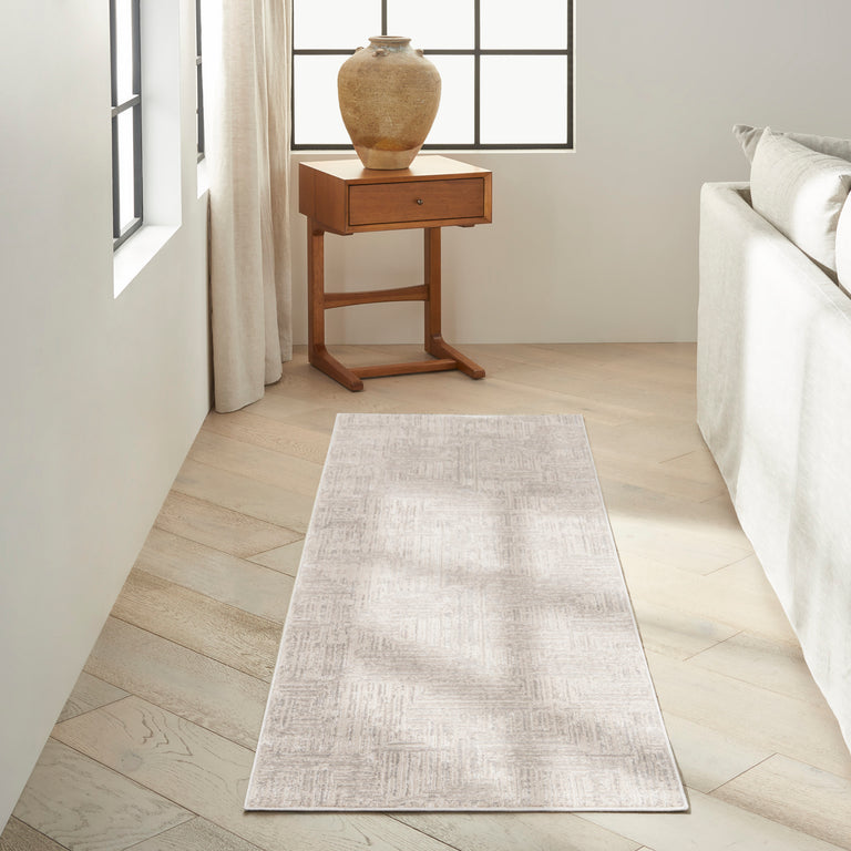 Calvin Klein Irradiant Rug IRR01 Silver Runner