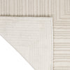 Calvin Klein Irradiant Rug IRR02 Ivory with a jute backing