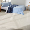 Calvin Klein Irradiant Rug IRR02 Ivory lifestyle picture in the bedroom
