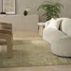 Calvin Klein Latitude Rug LTD01 Green lifestyle picture in the living room