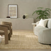Calvin Klein Latitude Rug LTD01 Taupe liestyle picture in the living room