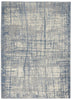 Calvin Klein Rush Rug CK950 Ivory Blue picture of the rig abstract design