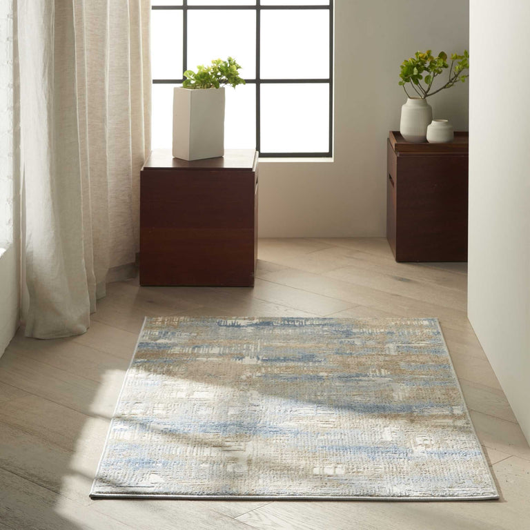 Calvin Klein Rush Rug CK951 Blue Beige