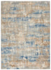 Calvin Klein Rush Rug CK951 Blue Beige picture of the rug textured abstract design