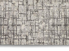 Calvin Klein Rush Rug CK952 Ivory Grey close-up view picture of the abstract pattern