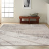 Calvin Klein Rush Rug CK953 Ivory Beige lifestyle picture in the living room
