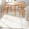 Calvin Klein Rush Rug CK955 Grey lifestyle picture in the dining room