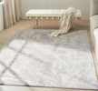 Calvin Klein Rush Rug CK956 Grey Ivory lifestyle picture in the living room