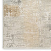 Calvin Klein Summit Rug SUM05 Cream Ivory textured rug with a bordered ends