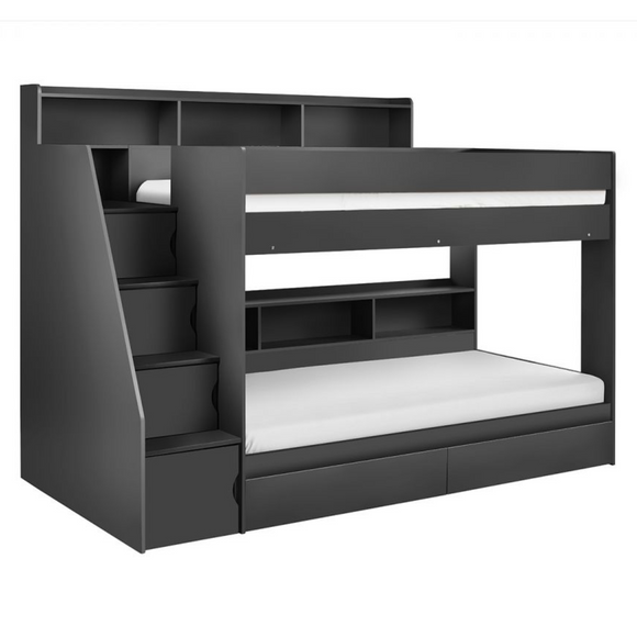 Sleek bunk bed designed for contemporary spaces.