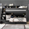 Efficient bunk bed option for maximizing space.