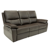 Cancan Leather 3 Seater Sofa Electric Recliner Chocolate with a soft foam-filled seats and backrests