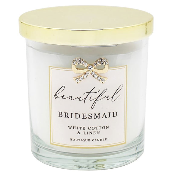 Light up gratitude and joy with our 'Beautiful Bridesmaid' Candle.