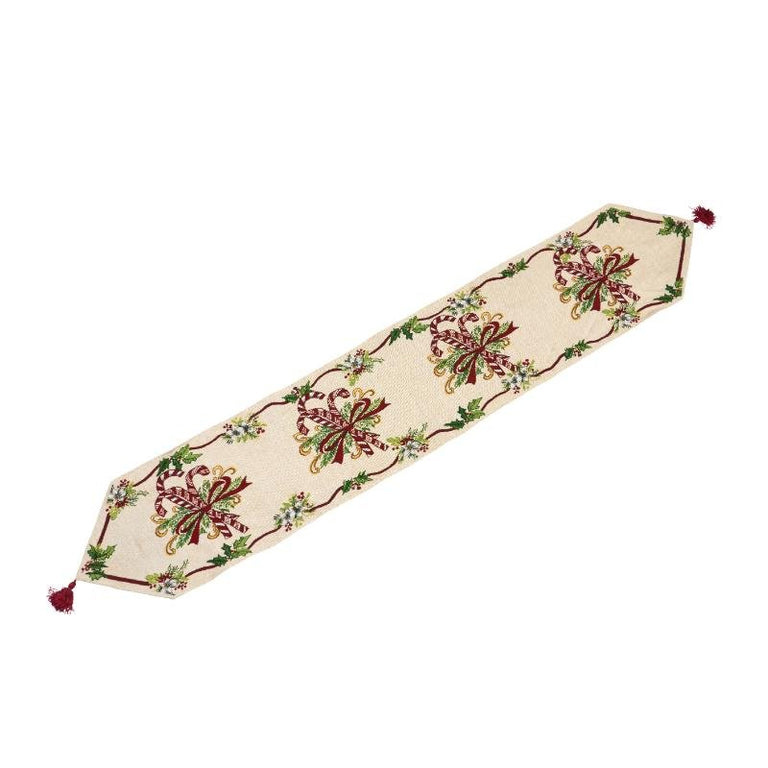 Candy Canes Christmas Table Runner 240 cm