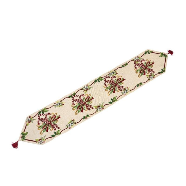 Candy Canes Christmas Table Runner 240 cm