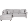 Contemporary corner sofa with left-hand facing design.
