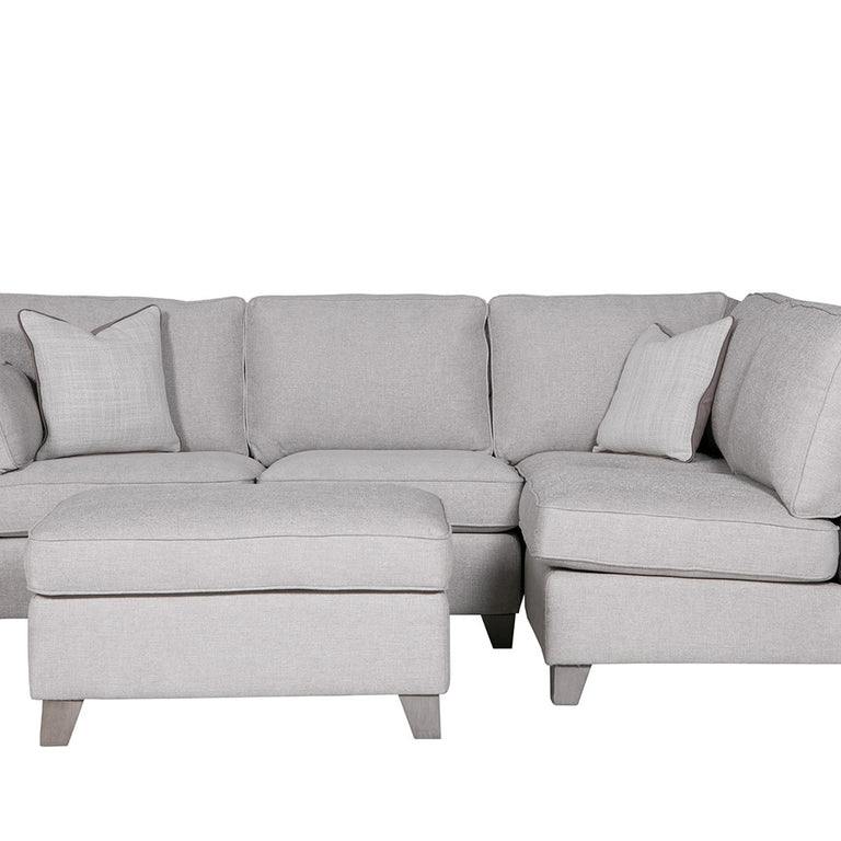 Cantrell Corner Sofa Grey RHF