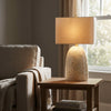Capiz 68cm natural table lamp shown from another angle (2)