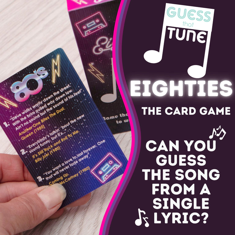 Guess That Tune 80s - Card Game