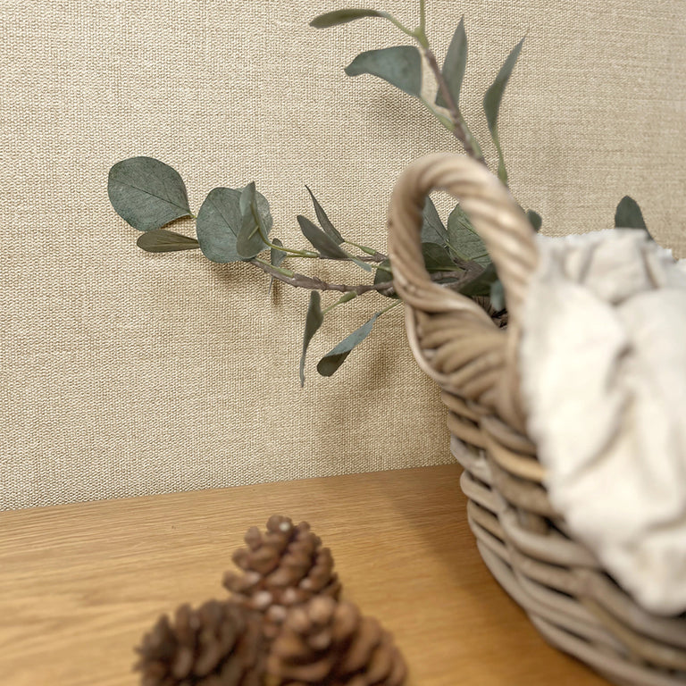 Belgravia Carmella Beige Texture Wallpaper
