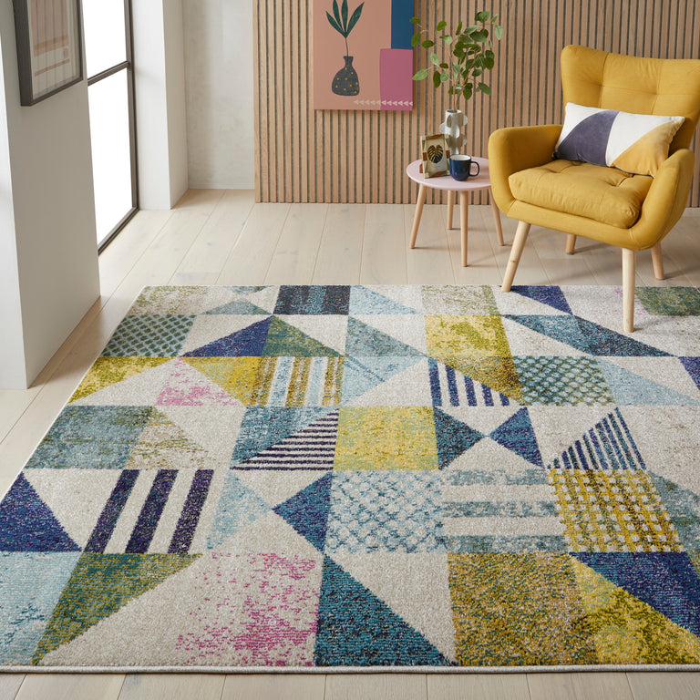 Concept Looms Carnaval Rug CAR101 Light Multicolour