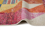 Concept Looms Carnaval Rug CAR102 Multicolour with a bordered ends
