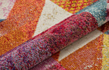 Concept Looms Carnaval Rug CAR102 Multicolour close-up view picture of the pile height