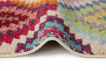 Concept Looms Carnaval Rug CAR106 Multicolour  with a bordered ends
