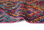 Concept Looms Carnaval Rug CAR105 Multicolour picture of the bordered end