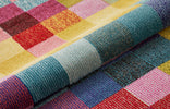 Concept Looms Carnaval Rug CAR103 Multicolour with a checkered geometric design