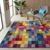 Concept Looms Carnaval Rug CAR103 Multicolour lifestyle picture in the living room