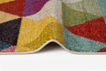 Concept Looms Carnaval Rug CAR110 Multicolor with a bordered sides